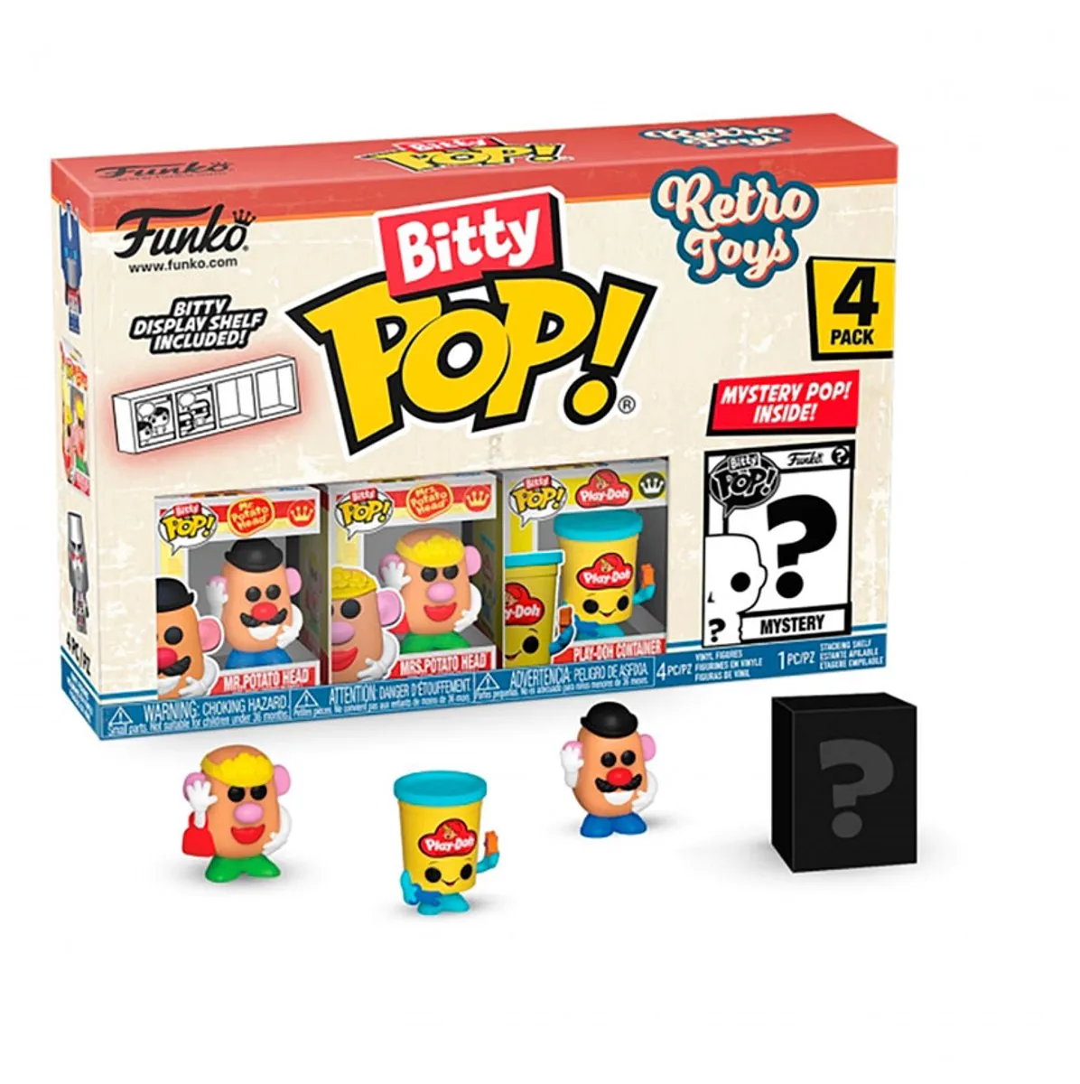 Funko Mr. Potato Head Bitty Pop - 4 Stuks Multicolor - afbeelding 2 van 2
