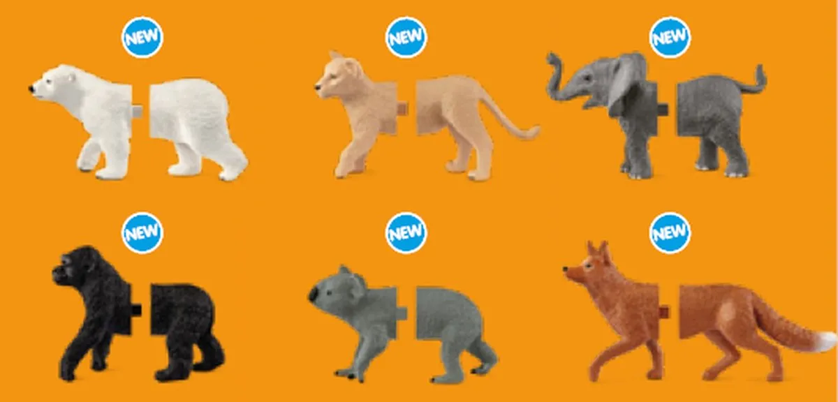 Schleich Wild Life Puzzlemals 81072 - Bruin