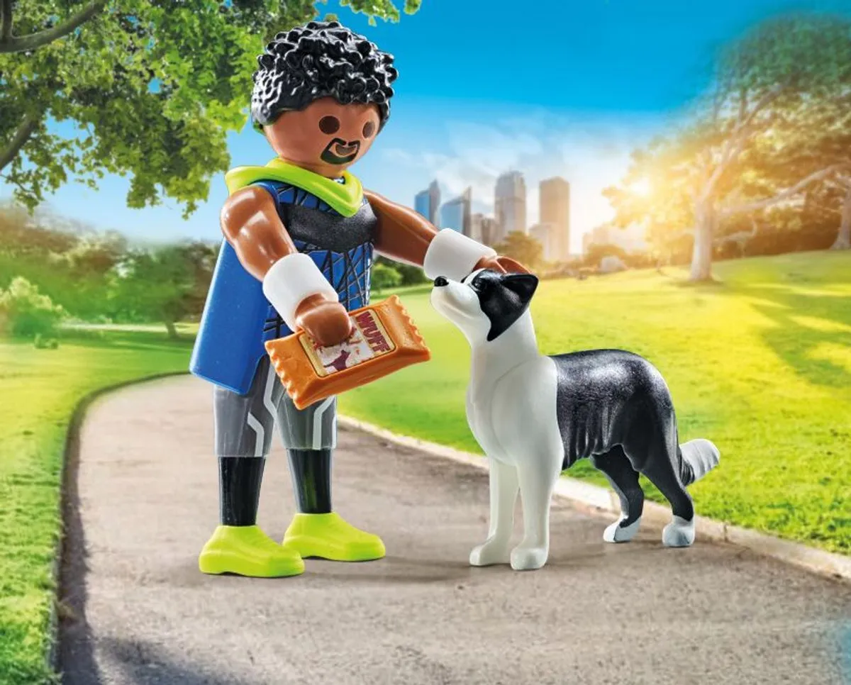 Playmobil My Life Jogger met Border Collie 71740 - Multicolor - afbeelding 6 van 6