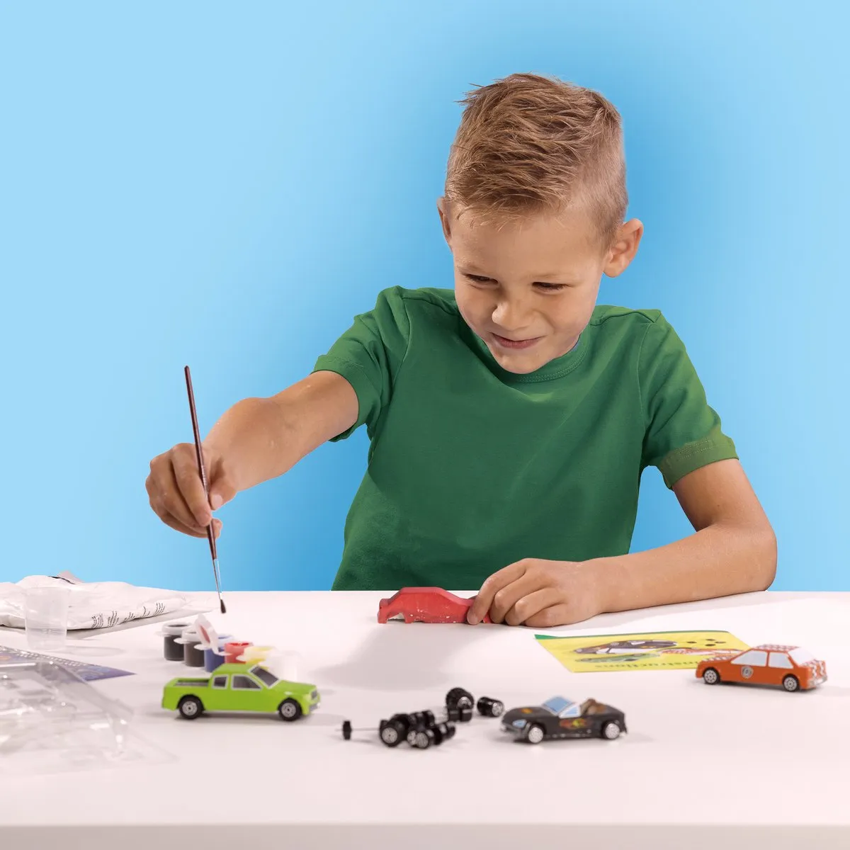 SES Creative Gieten & Schilderen Auto's - 5 Stuks