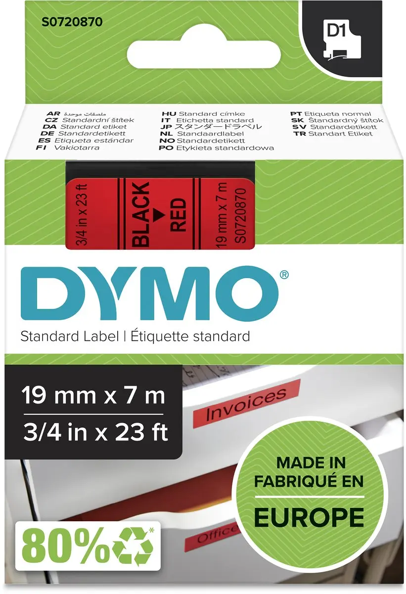 DYMO D1 S0720870 Zelfklevende Etiketten