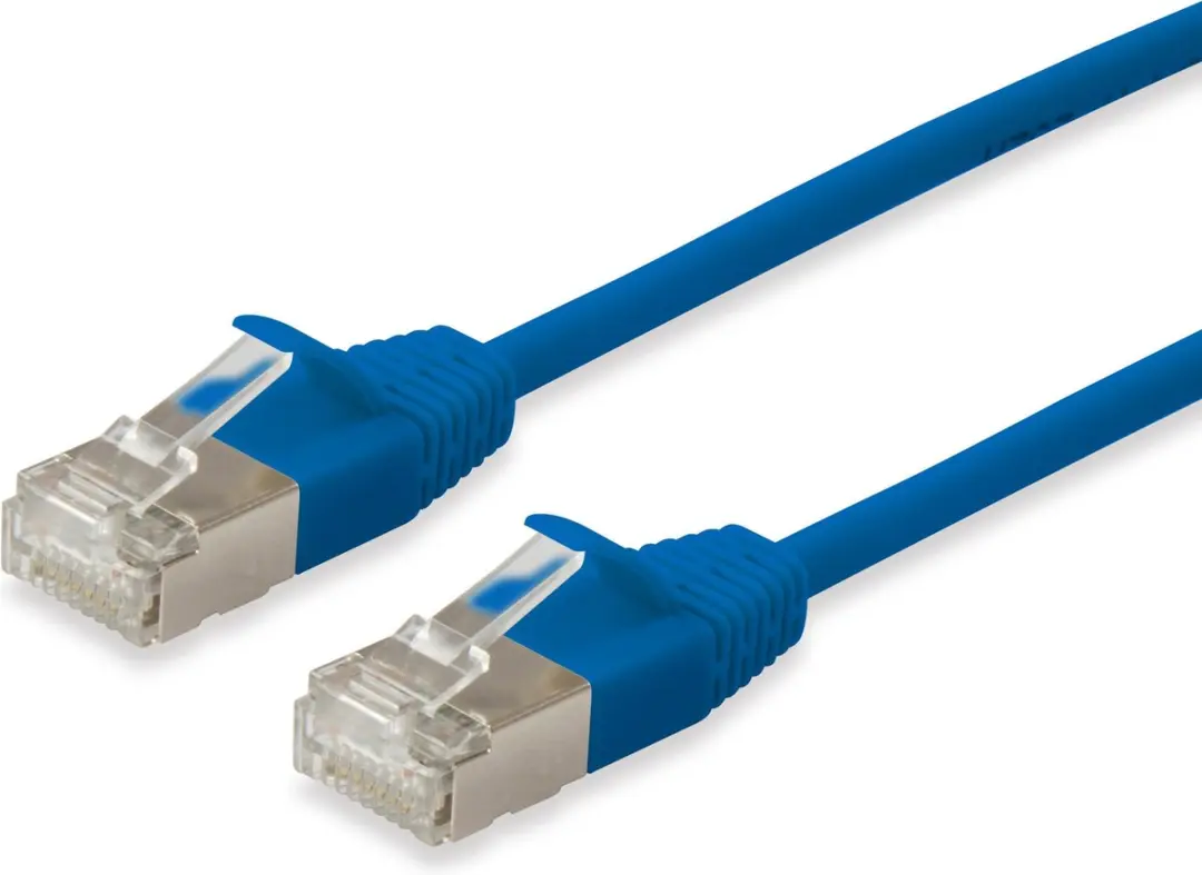 Equip CAT6A S/FTP Patchkabel 0.25m Blauw - afbeelding 4 van 4