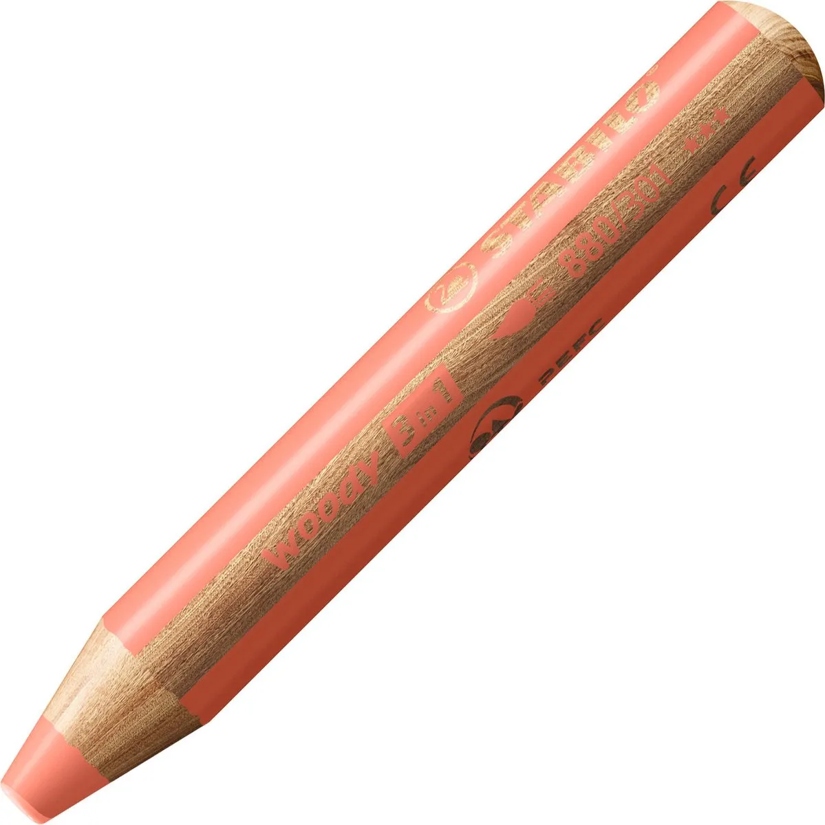 STABILO Woody 3in1 Potlood Rood