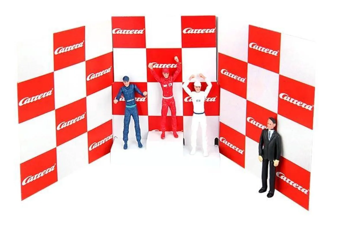 Carrera CAR20021121 Winnaarspodium - 4 Figuren - Multi
