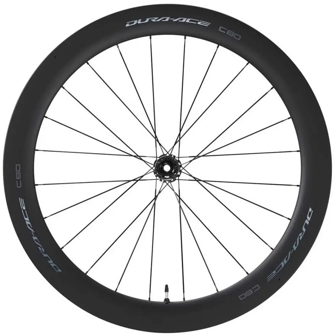 Shimano Dura Ace R9270 C60 Cl Disc Carbon Tubeless Voorwiel 12x100mm - Zwart - afbeelding 3 van 3