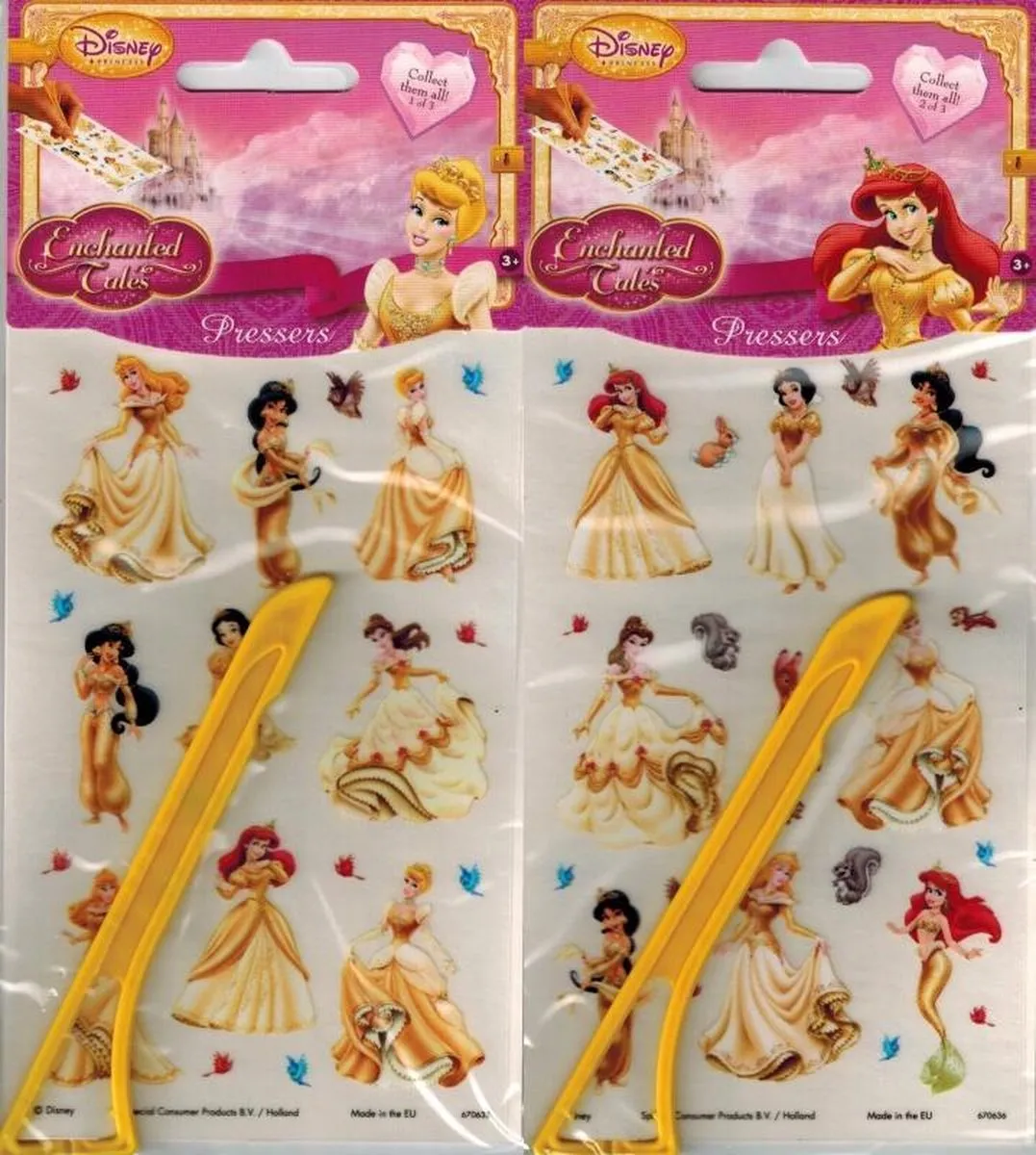 Disney Princess Wrijfplaatjes
