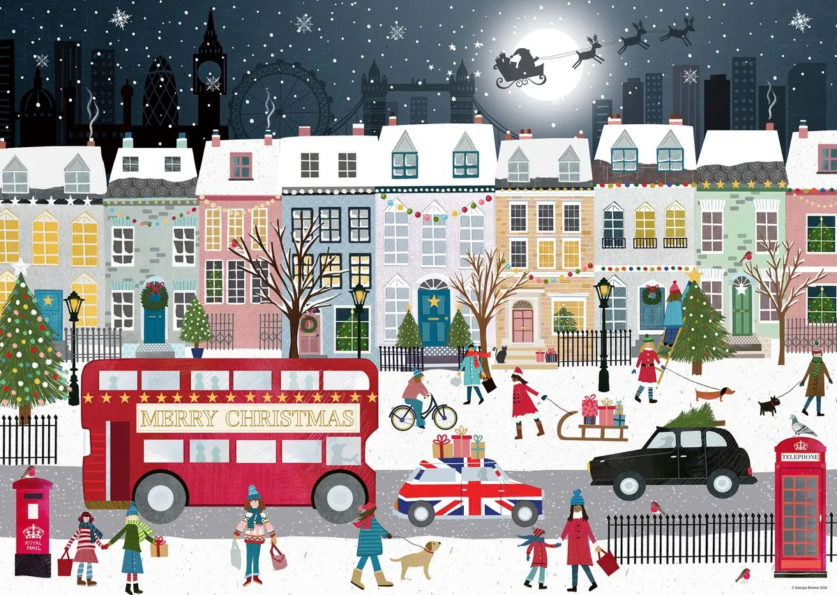 Ravensburger London’s Christmas Spirit Legpuzzel 1000 Stuks - Multicolor