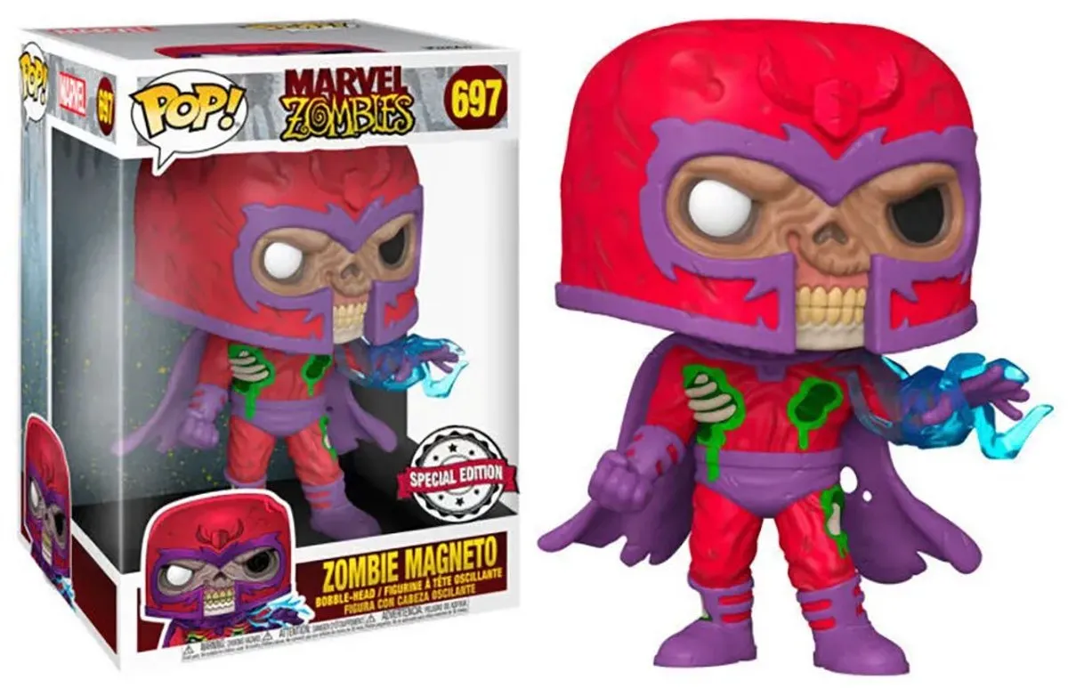 Funko Marvel Zombies Magneto POP! Figure 25cm - Paars/Rood - afbeelding 2 van 3
