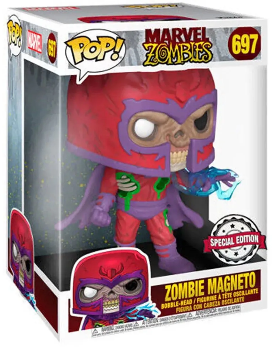 Funko Marvel Zombies Magneto POP! Figure 25cm - Paars/Rood - afbeelding 3 van 3