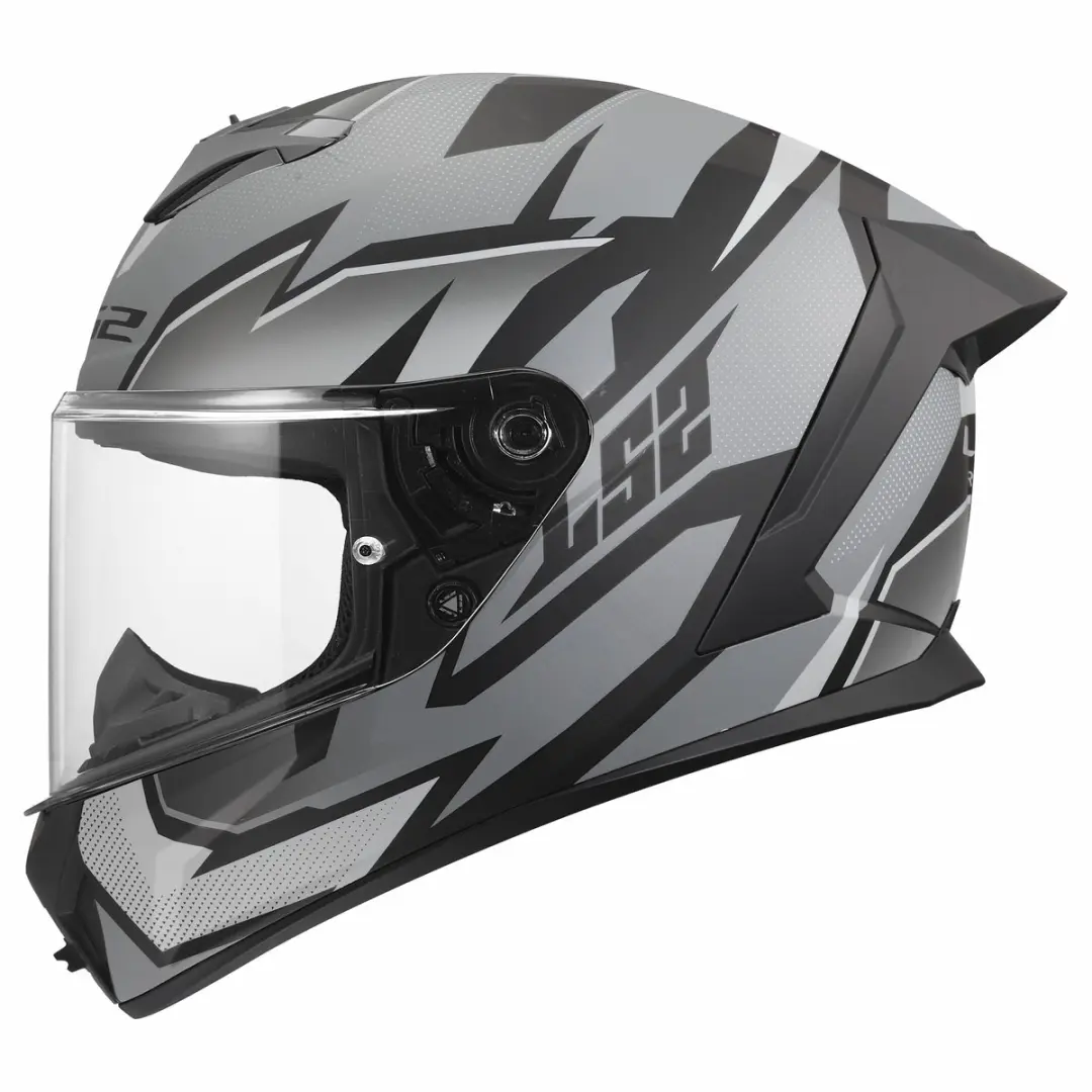 LS2 Helm Rapid III Xtrem FF820 zwart / grijs maat XXS