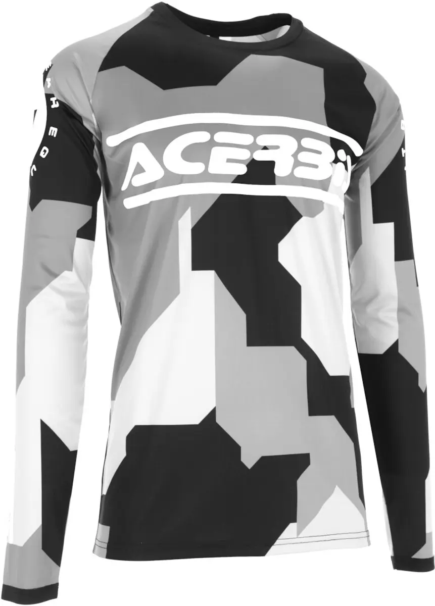 Acerbis MX Linear Sumbawa Zwart Grijs Cross Jersey