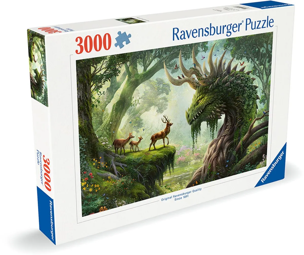 Ravensburger De Bosdraak Ontwaakt Legpuzzel 3000 Stuks - Meerkleurig