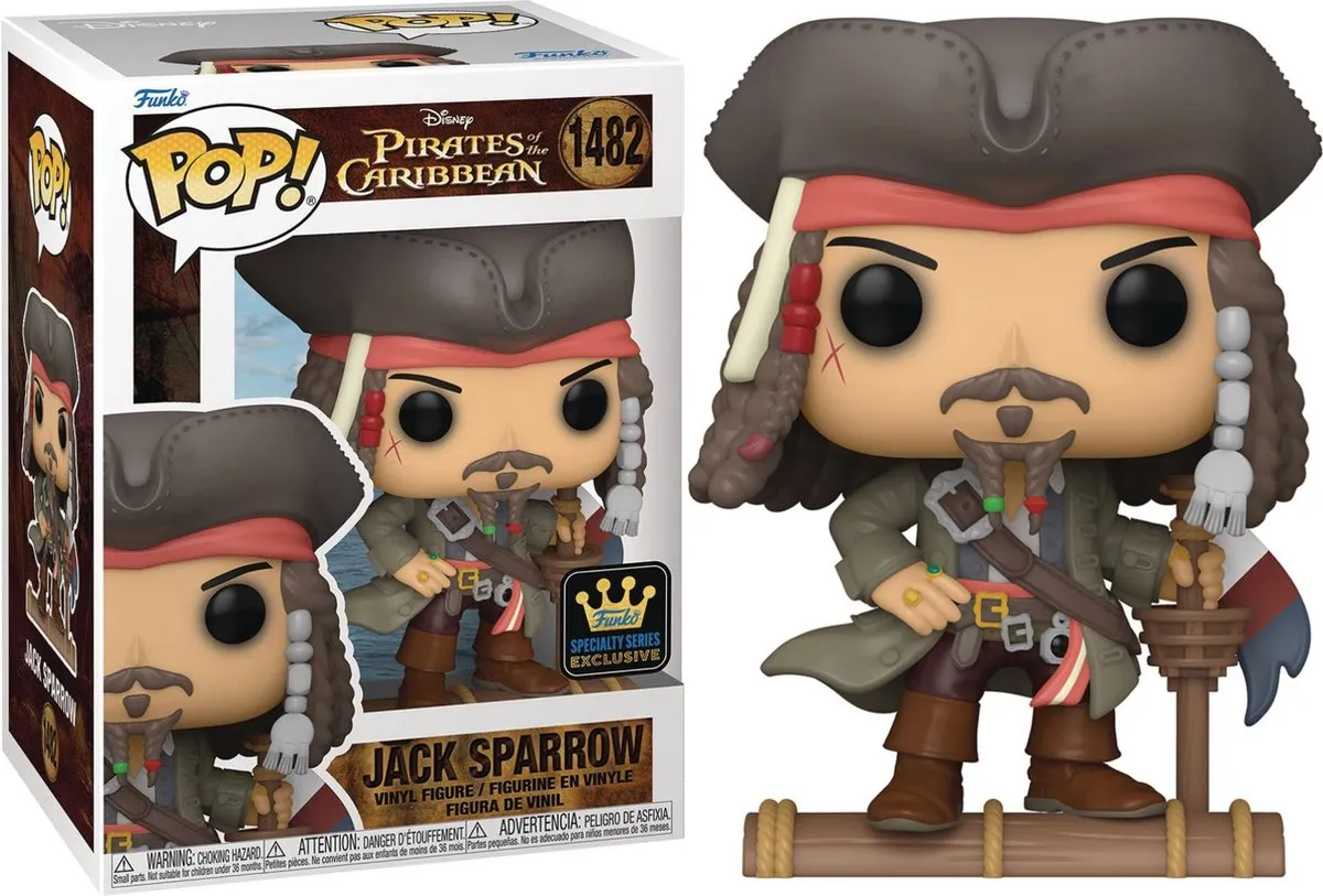 Funko Pop Disney Jack Sparrow #1482 - Pirates of the Caribbean - afbeelding 6 van 6