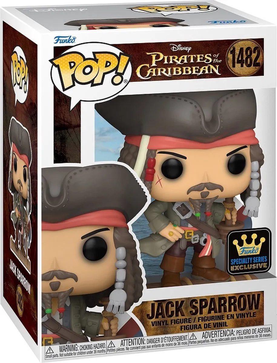 Funko Pop Disney Jack Sparrow #1482 - Pirates of the Caribbean
