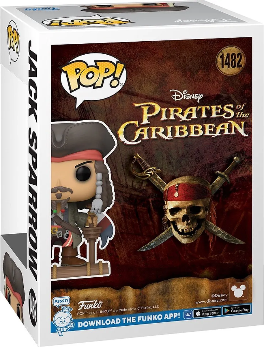 Funko Pop Disney Jack Sparrow #1482 - Pirates of the Caribbean