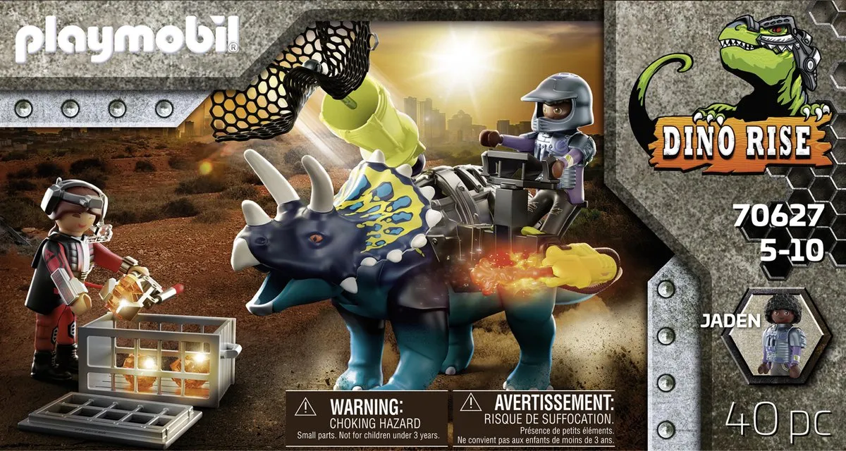 Playmobil Dino Rise Triceratops 70627 - Multicolor - afbeelding 3 van 6