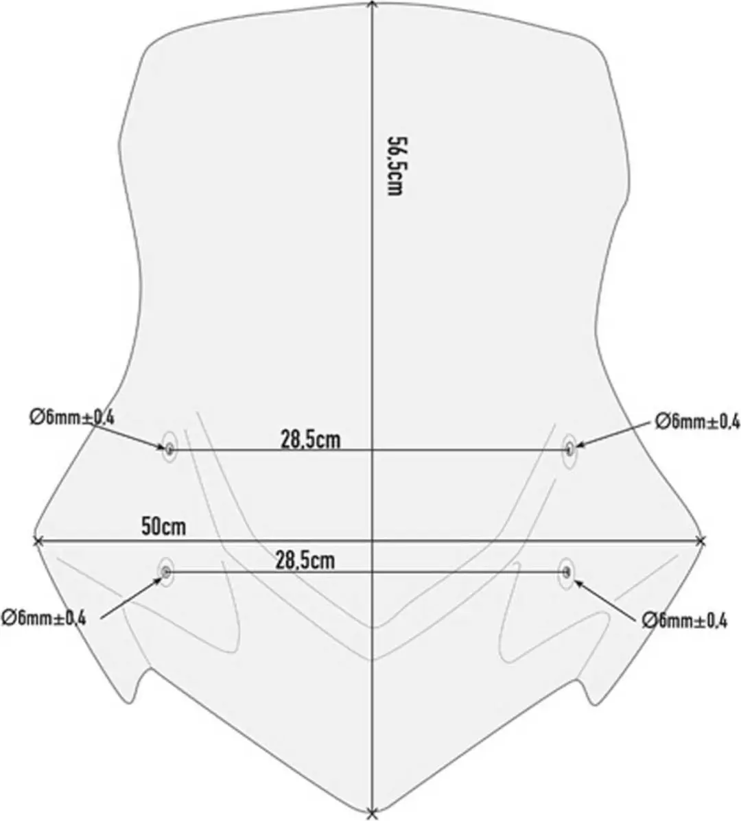 Givi D2119st Yamaha XT1200Z Super Tenere Voorruit - Transparant