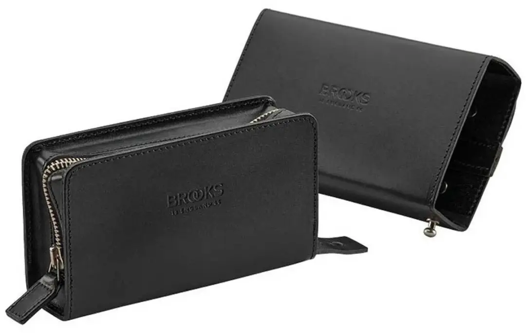 Brooks D-Shaped 1L Zadeltas - Zwart - afbeelding 4 van 6