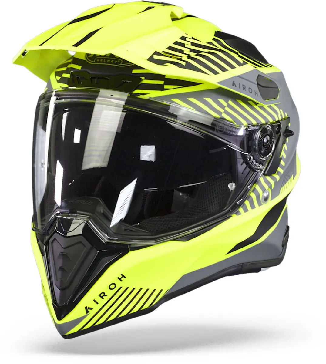 Airoh Commander Boost Mat Geel Adventure Helm