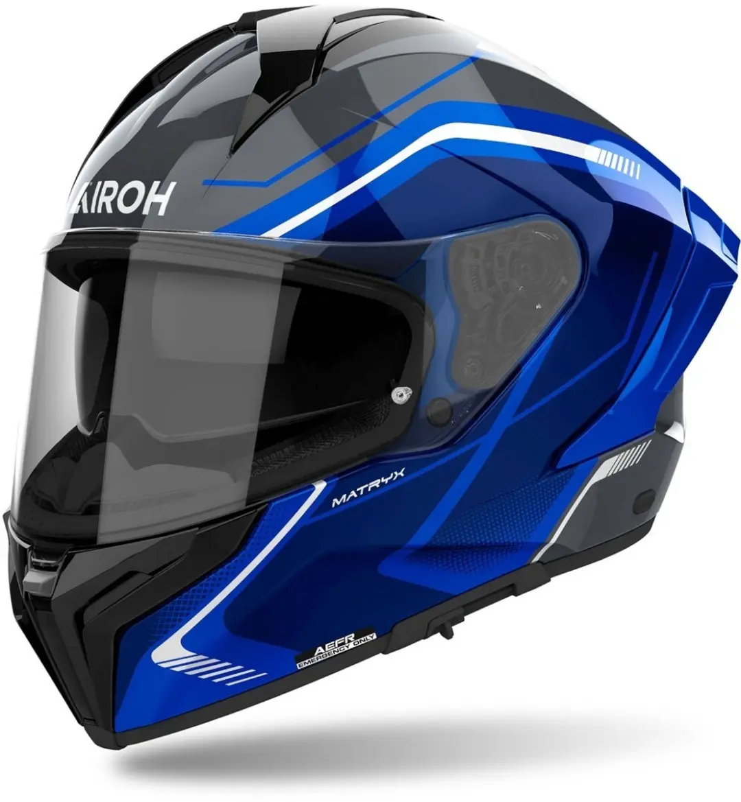 Airoh Matryx Wide Blauw Gloss Integraalhelm
