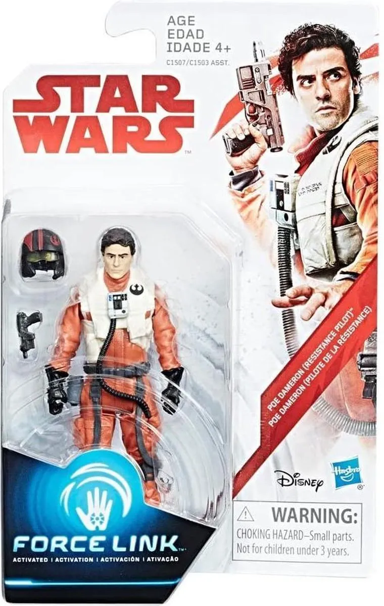 Star Wars Poe Dameron Resistance Pilot Actiefiguur