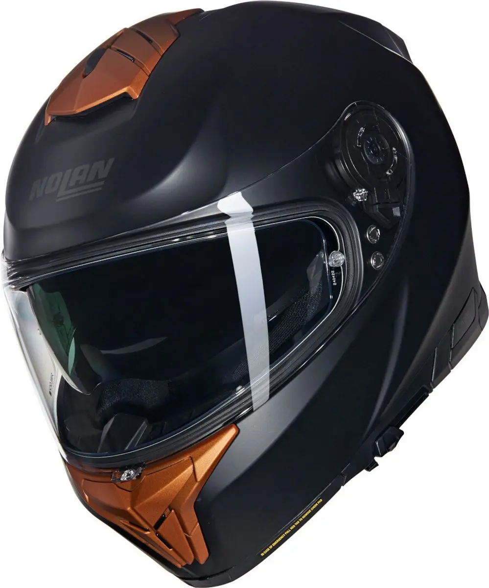 Nolan N80-8 Classico Nobile 311 Zwart Oker Mat Integraalhelm