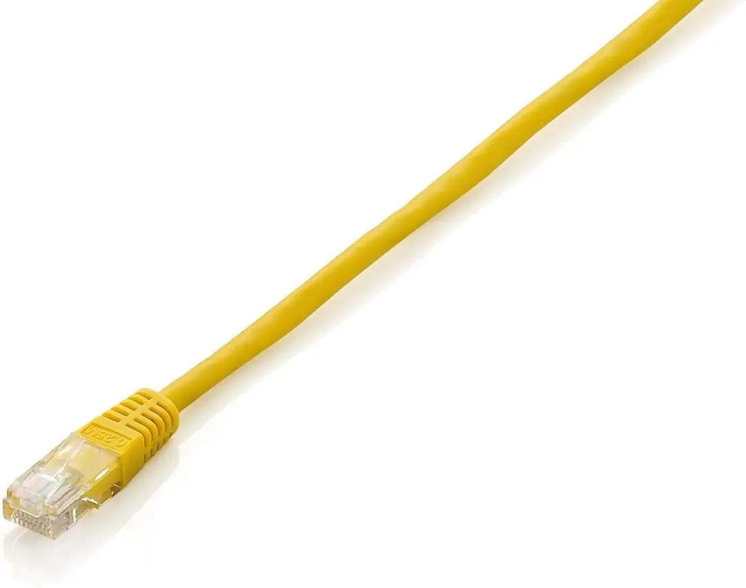 Equip Patchkabel Cat6 U/UTP 2xRJ45 ECO Polyzak 0,25 m geel