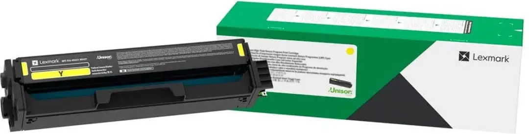 Lexmark 20N20Y0 Toner - Geel - 1500 Pagina's
