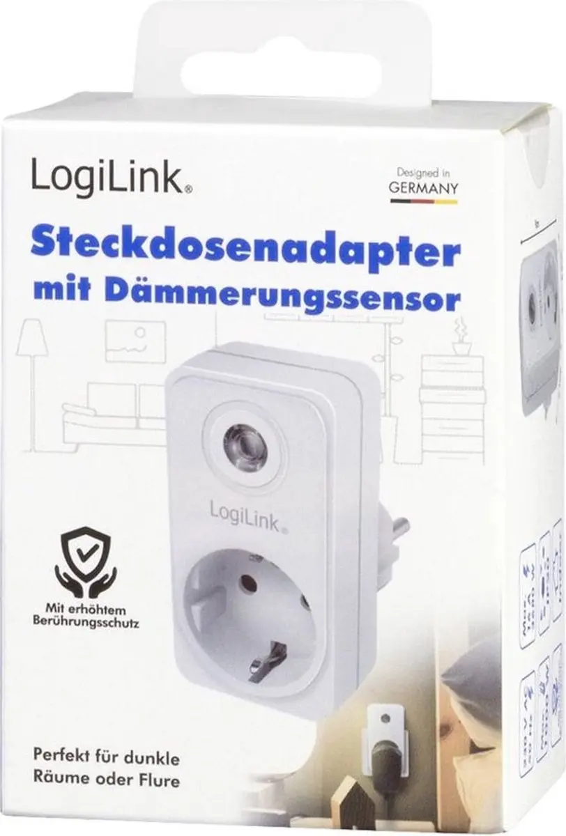 Logilink PA0263 Schemerschakelaar 230V - Wit - afbeelding 5 van 6