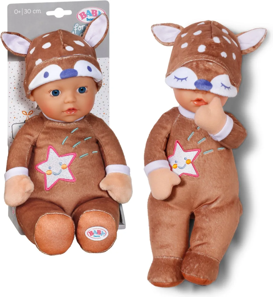 Baby Born Slapend Hertje Pop 30cm - MPN 836552