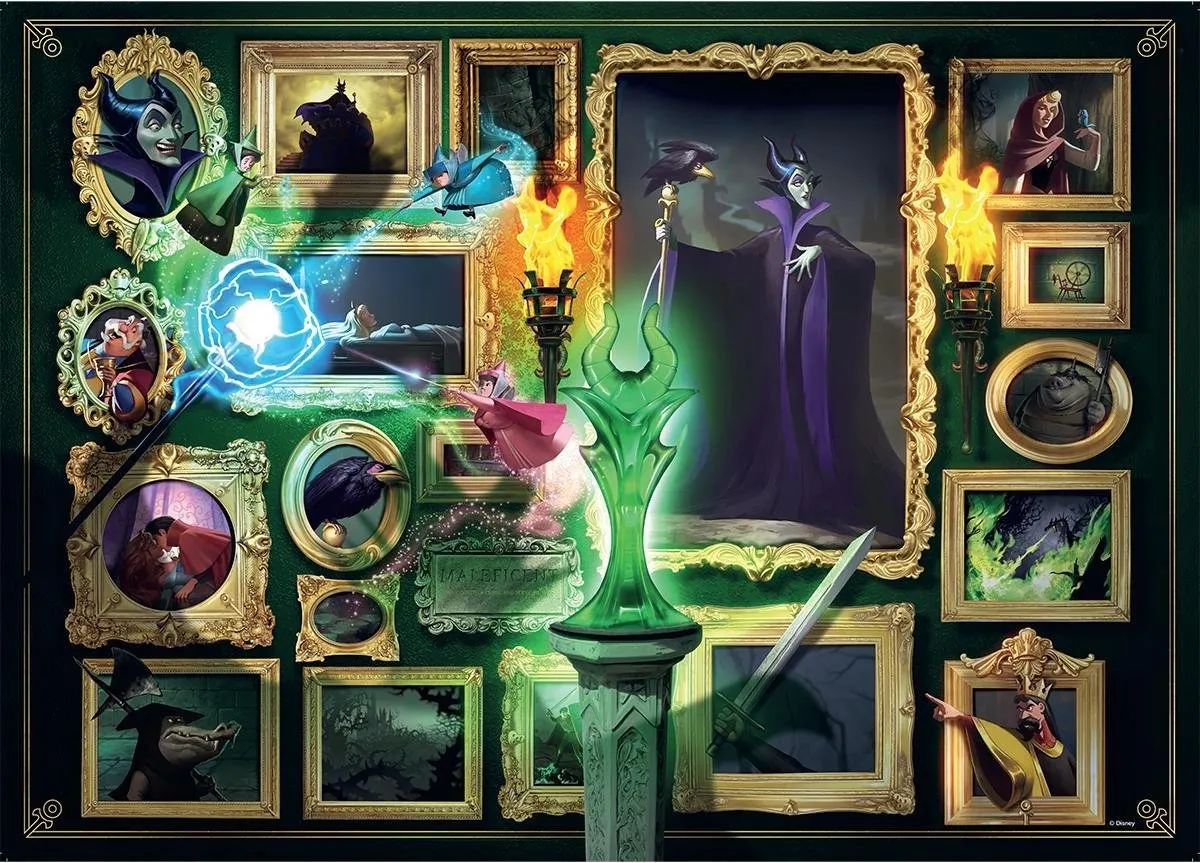 Ravensburger Disney Villainous Malificent Legpuzzel 1000 Stuks - Multicolor