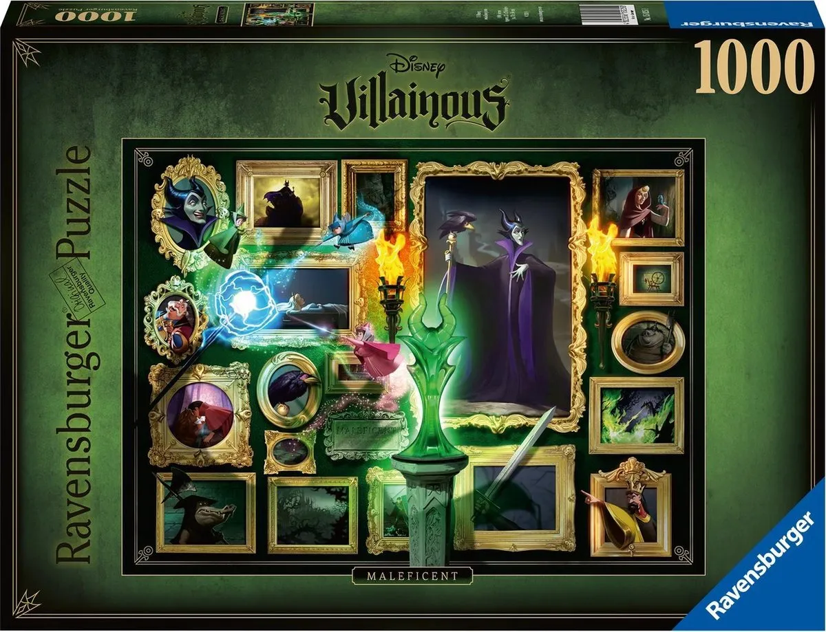 Ravensburger Disney Villainous Malificent Legpuzzel 1000 Stuks - Multicolor