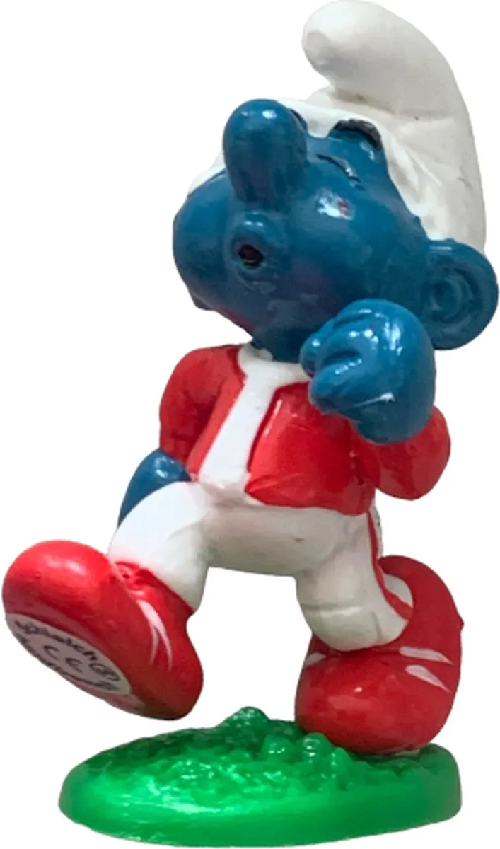 Schleich Smurf Jogger 20172 - 6cm - Rood/Wit