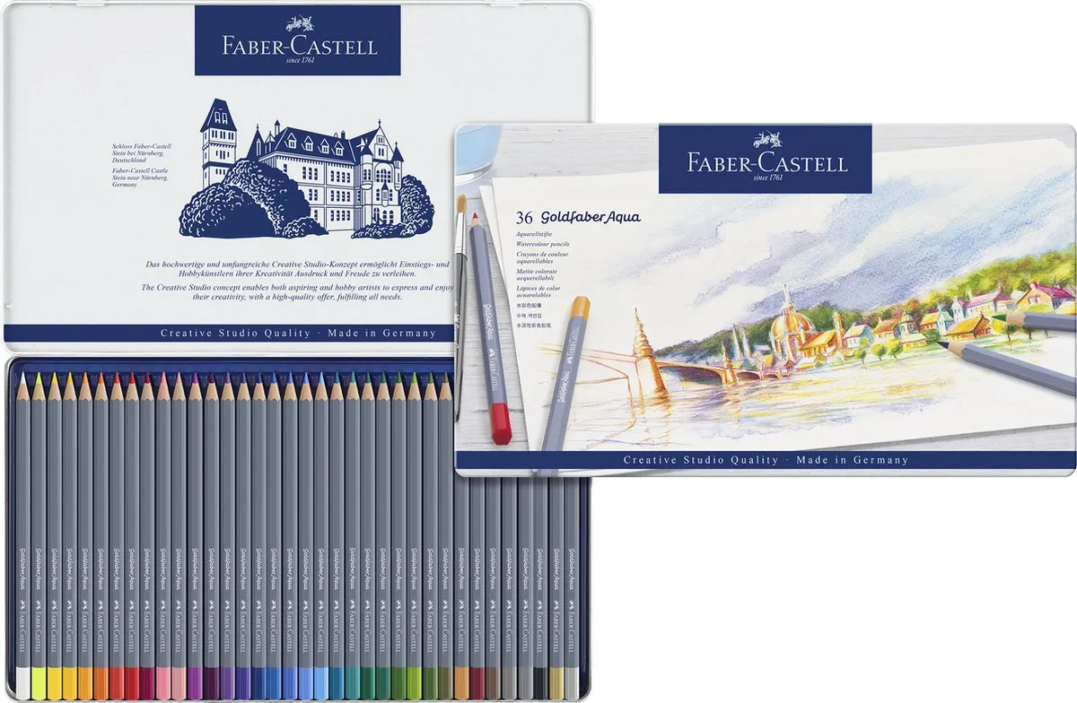Faber-Castell Goldfaber Aquarelpotloden 36 Stuks - Assorti