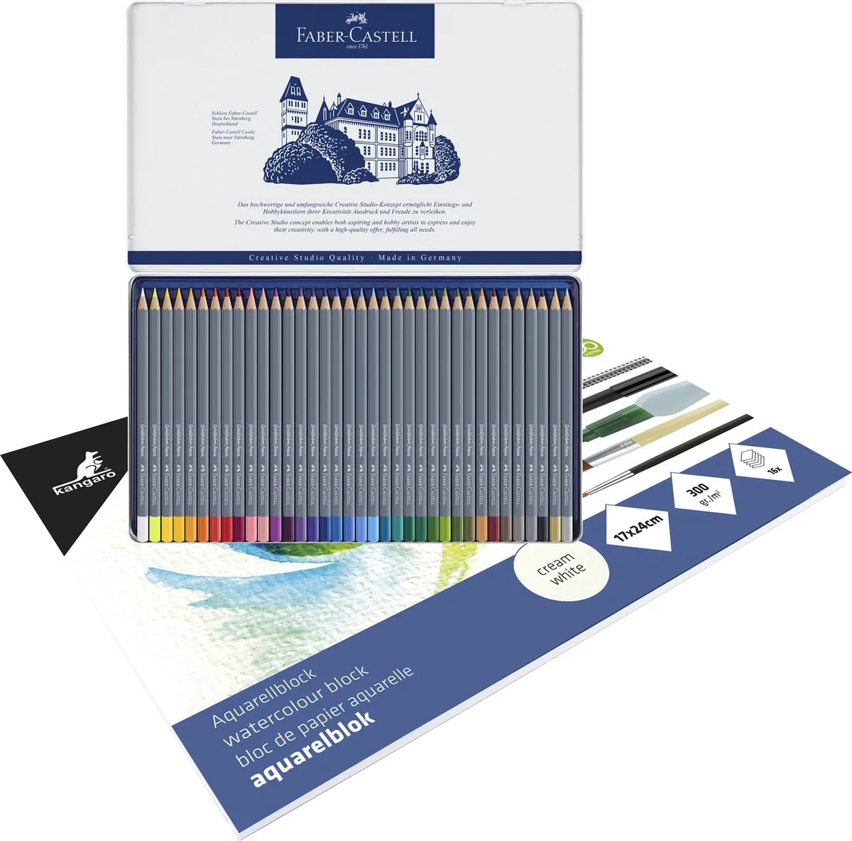Faber-Castell Goldfaber Aquarelpotloden 36 Stuks