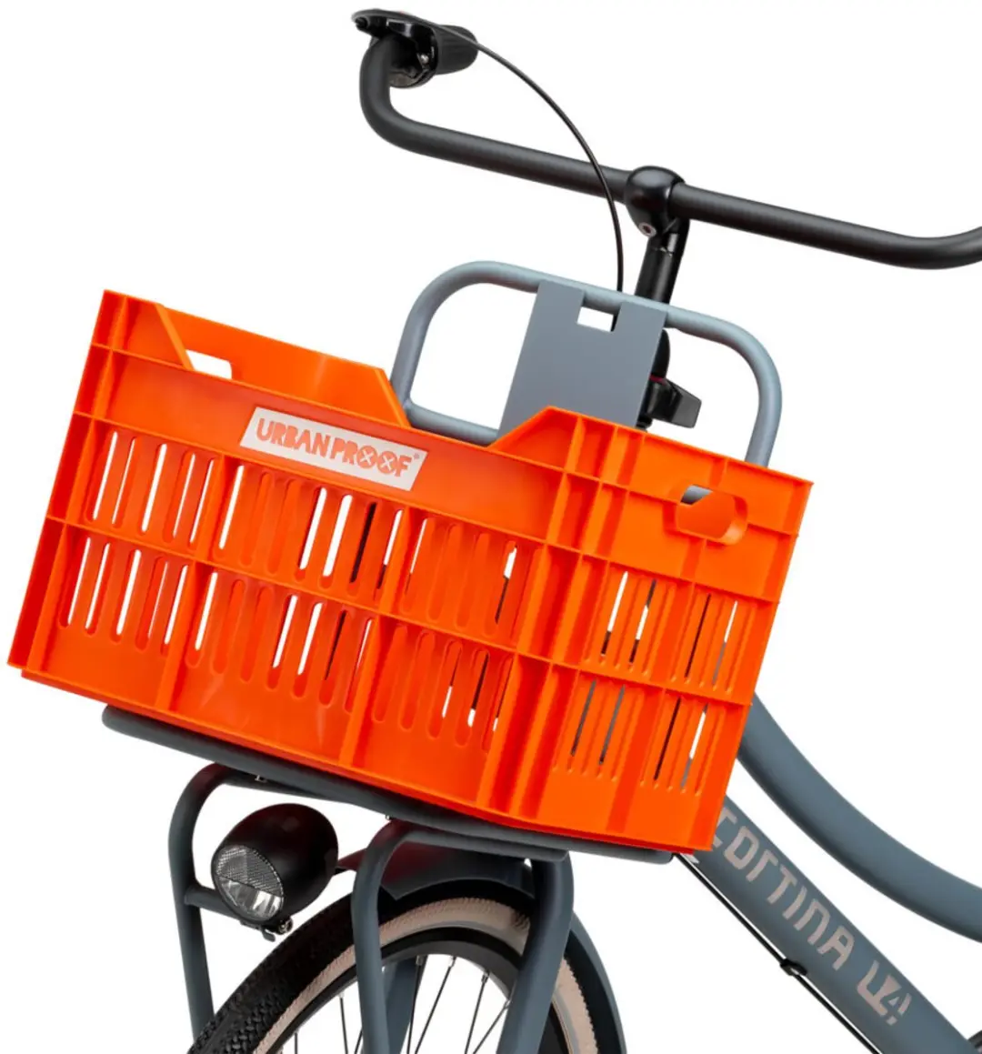 URBAN PROOF Click Fietskrat 30L - 35 Liter - Oranje - afbeelding 6 van 6