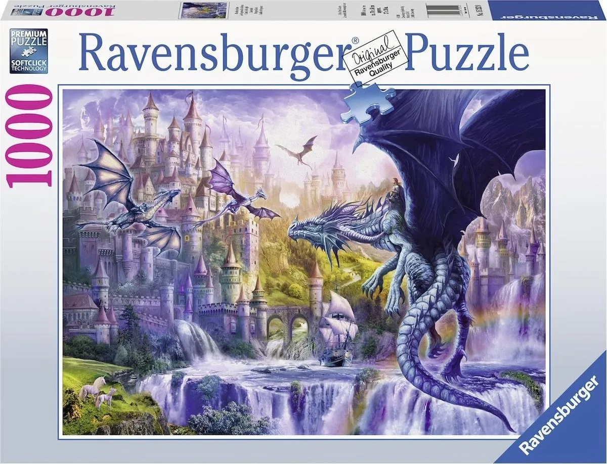 Ravensburger Drakenkasteel Legpuzzel 1000 Stuks
