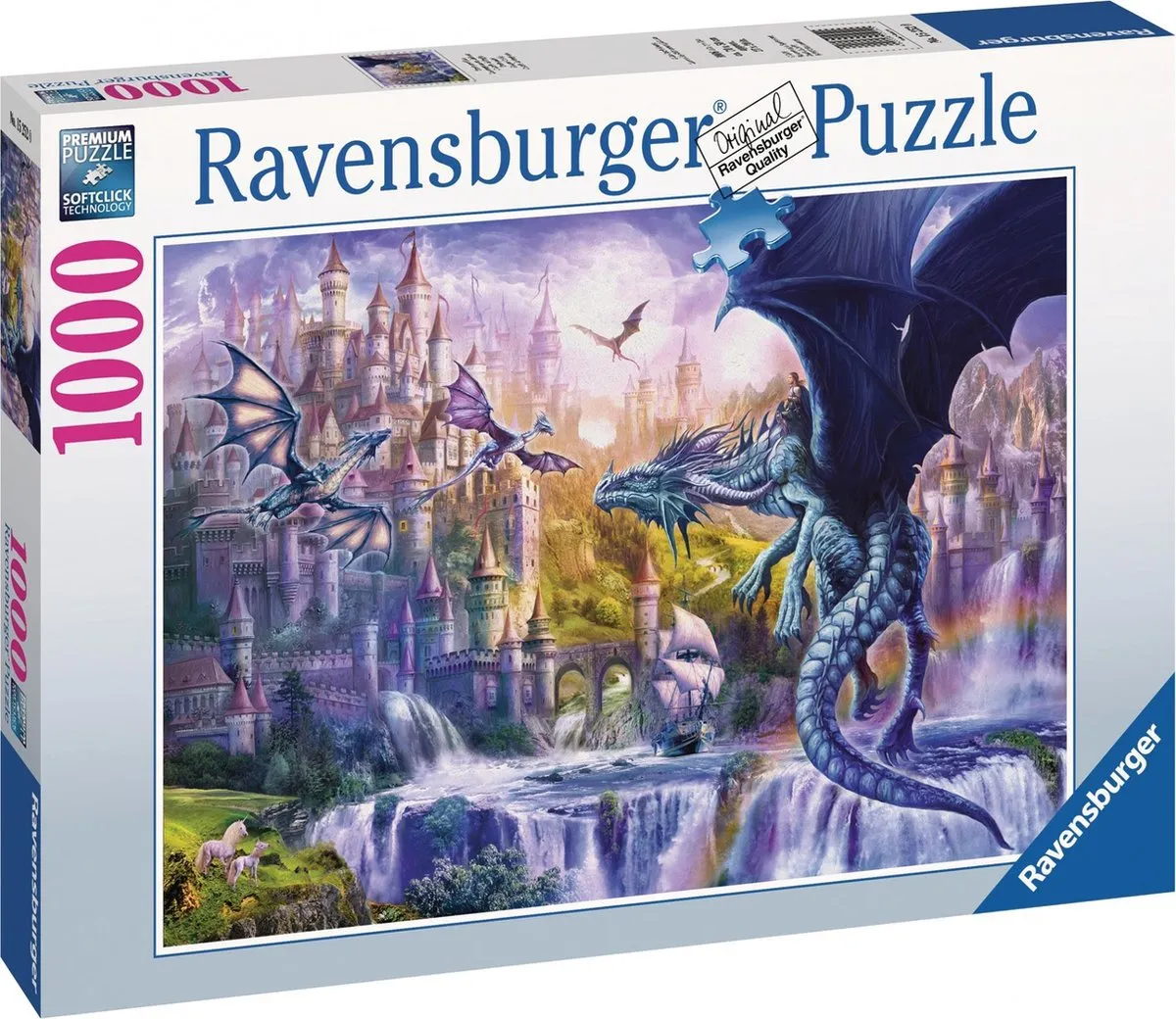 Ravensburger Drakenkasteel Legpuzzel 1000 Stuks - Multi