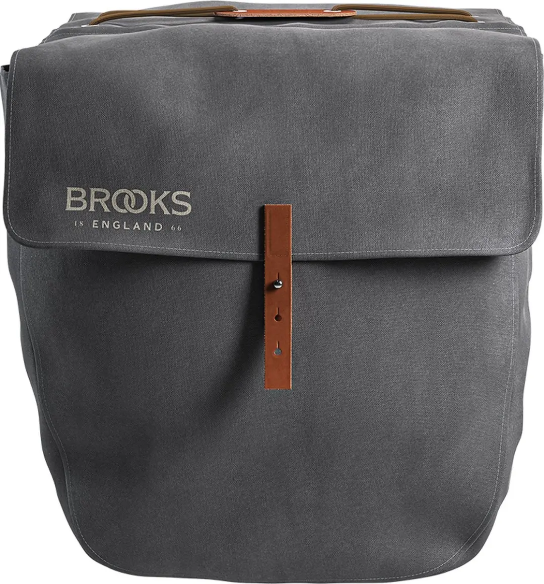Brooks Brick Lane Fietstas Dubbel - 24L - Grijs/Bruin - afbeelding 2 van 6