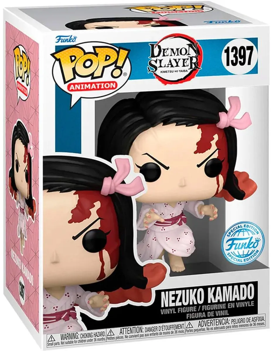 Funko Pop! Demon Slayer Nezuko Kamado Leaping #1397 - Multicolor - afbeelding 5 van 6