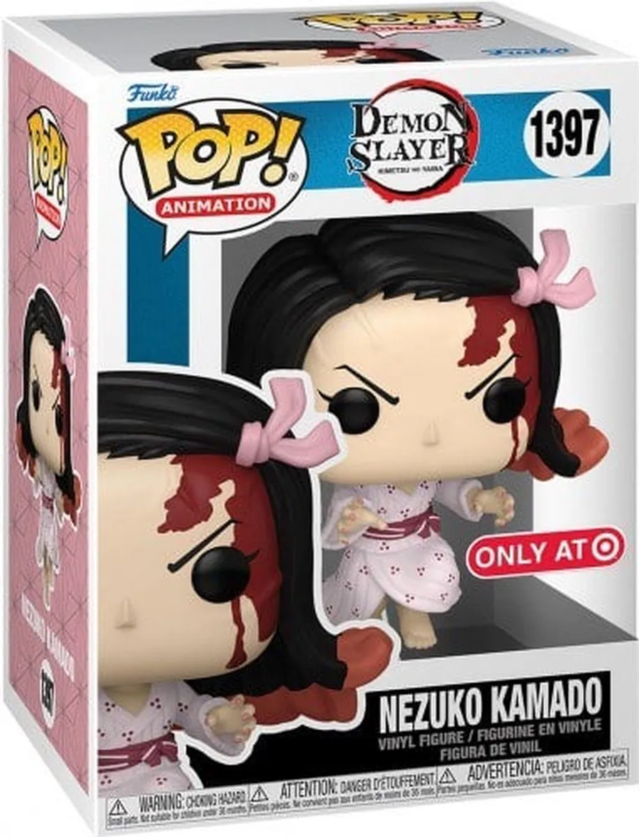 Funko Pop! Demon Slayer Nezuko Kamado Leaping #1397 - Multicolor - afbeelding 3 van 6
