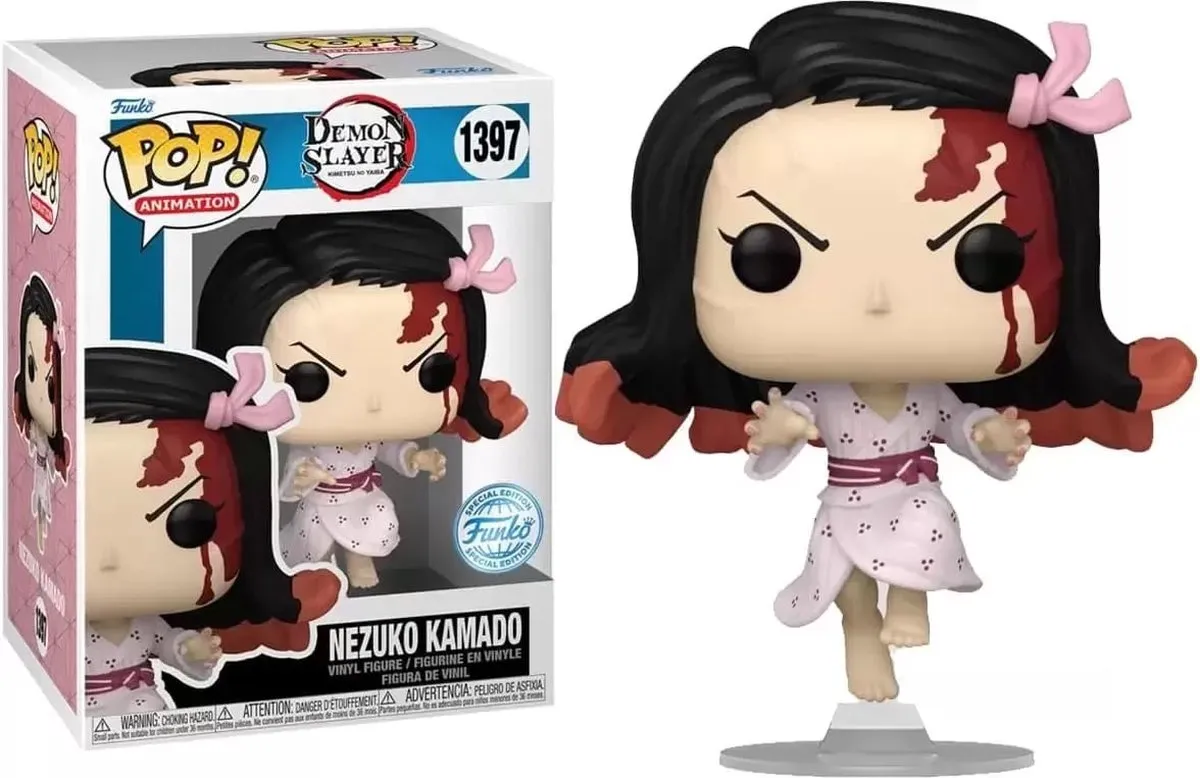 Funko Pop! Demon Slayer Nezuko Kamado Leaping #1397 - Multicolor - afbeelding 6 van 6