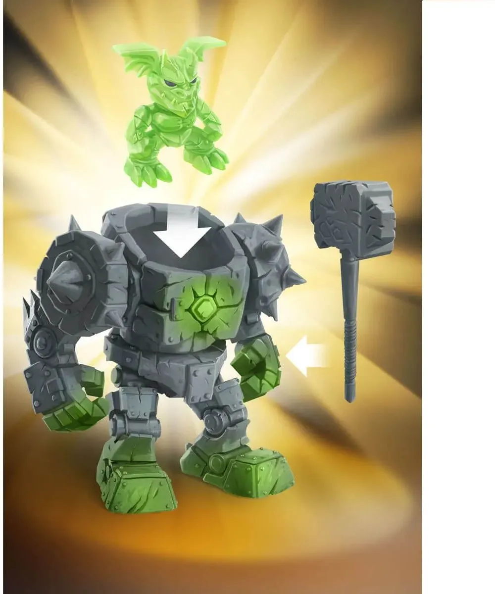 Schleich Eldrador Mini Creatures Steen Robot 42547 - Groen/Grijs
