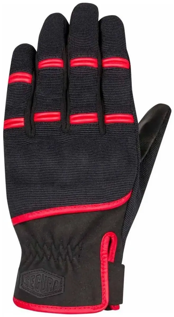Segura Palmer Zomerhandschoenen - L - Zwart/Rood