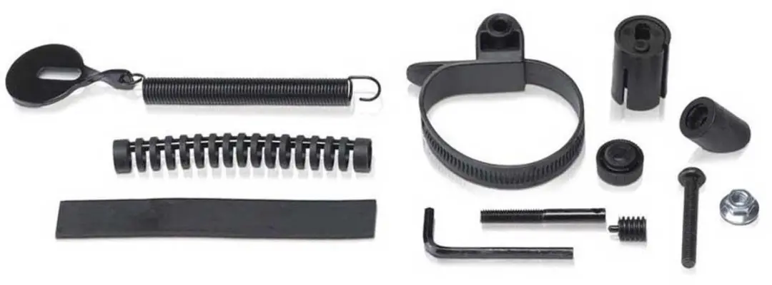 XLC Steering Damper KS X01 Schokdemper - 38-62mm - Zwart