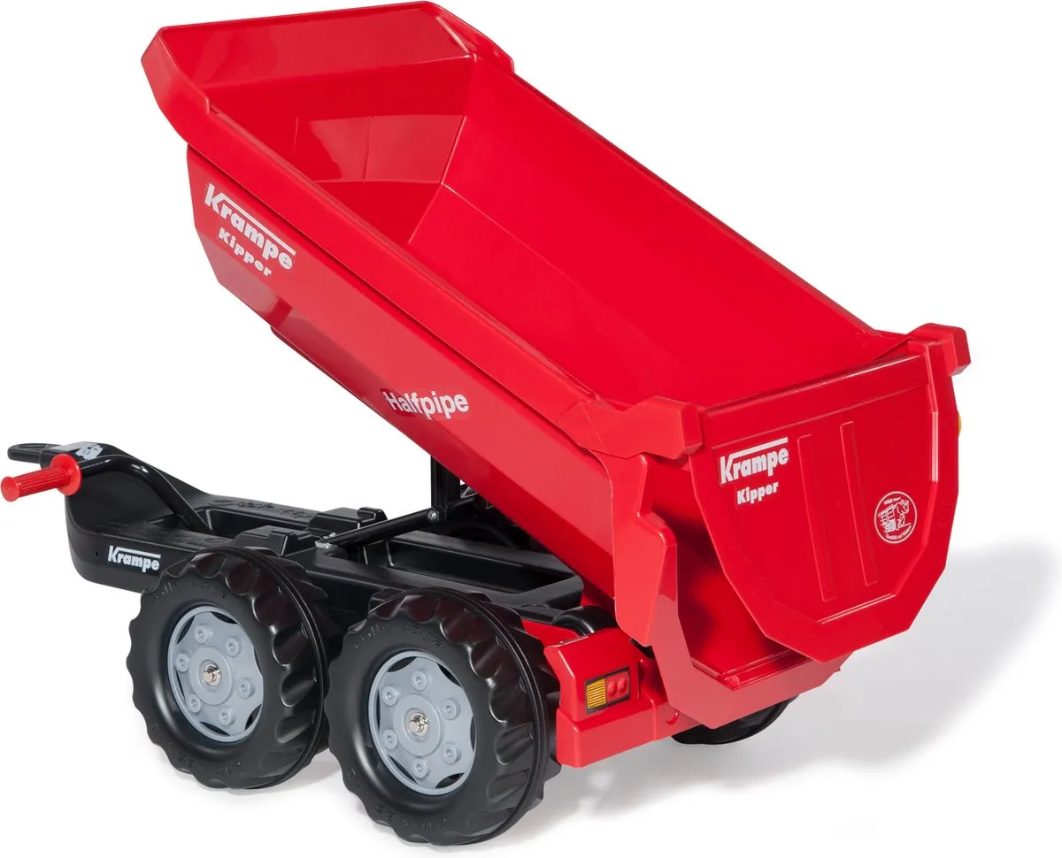 Rolly Toys Halfpipe Krampe Trailer 12 323 0 - Rood