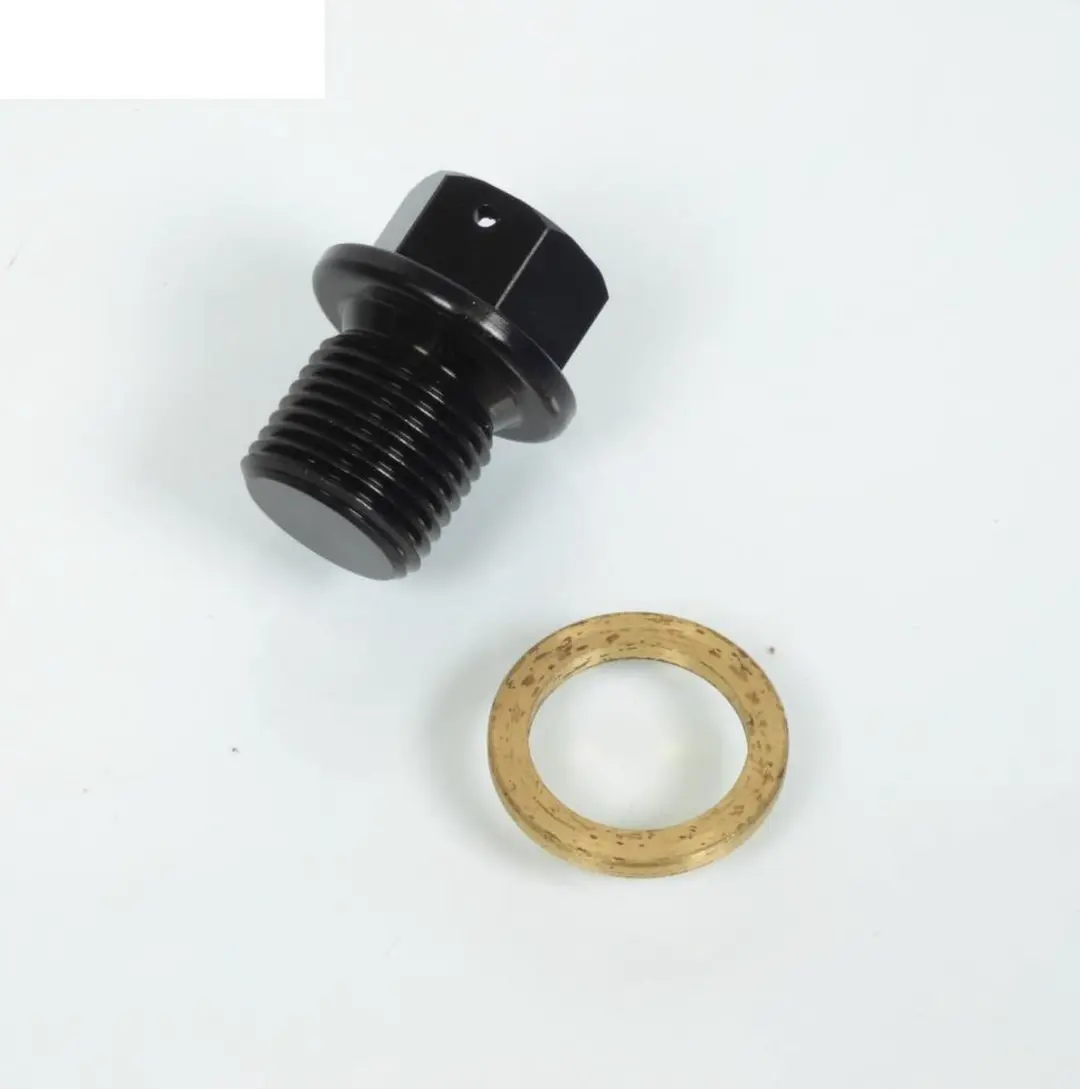 Bouchon de vidange M10 Pas 125 sans aimant Tecnium pour moto scooter cross endur