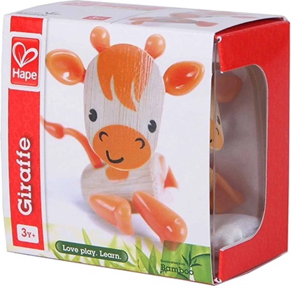 Hape Minimals Giraffe Puzzel - Oranje