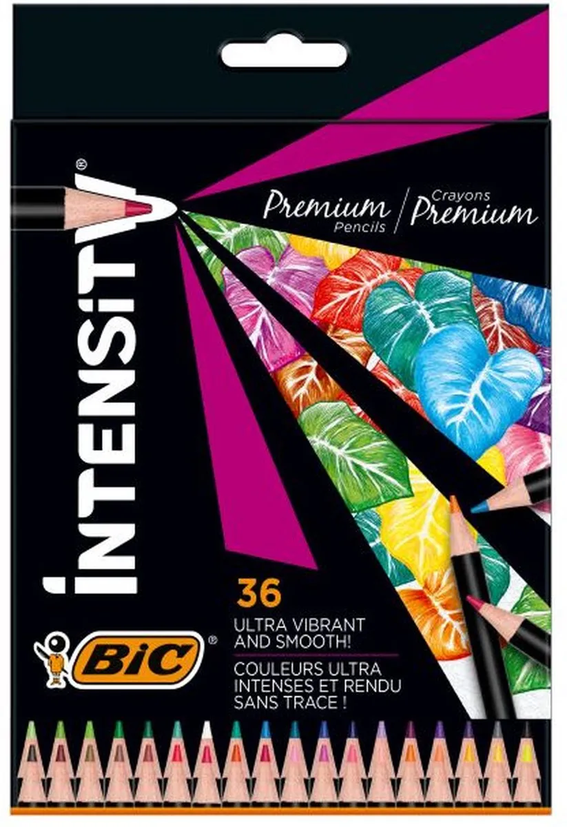 BIC Intensity Premium Pastelpotloden - 36 Stuks