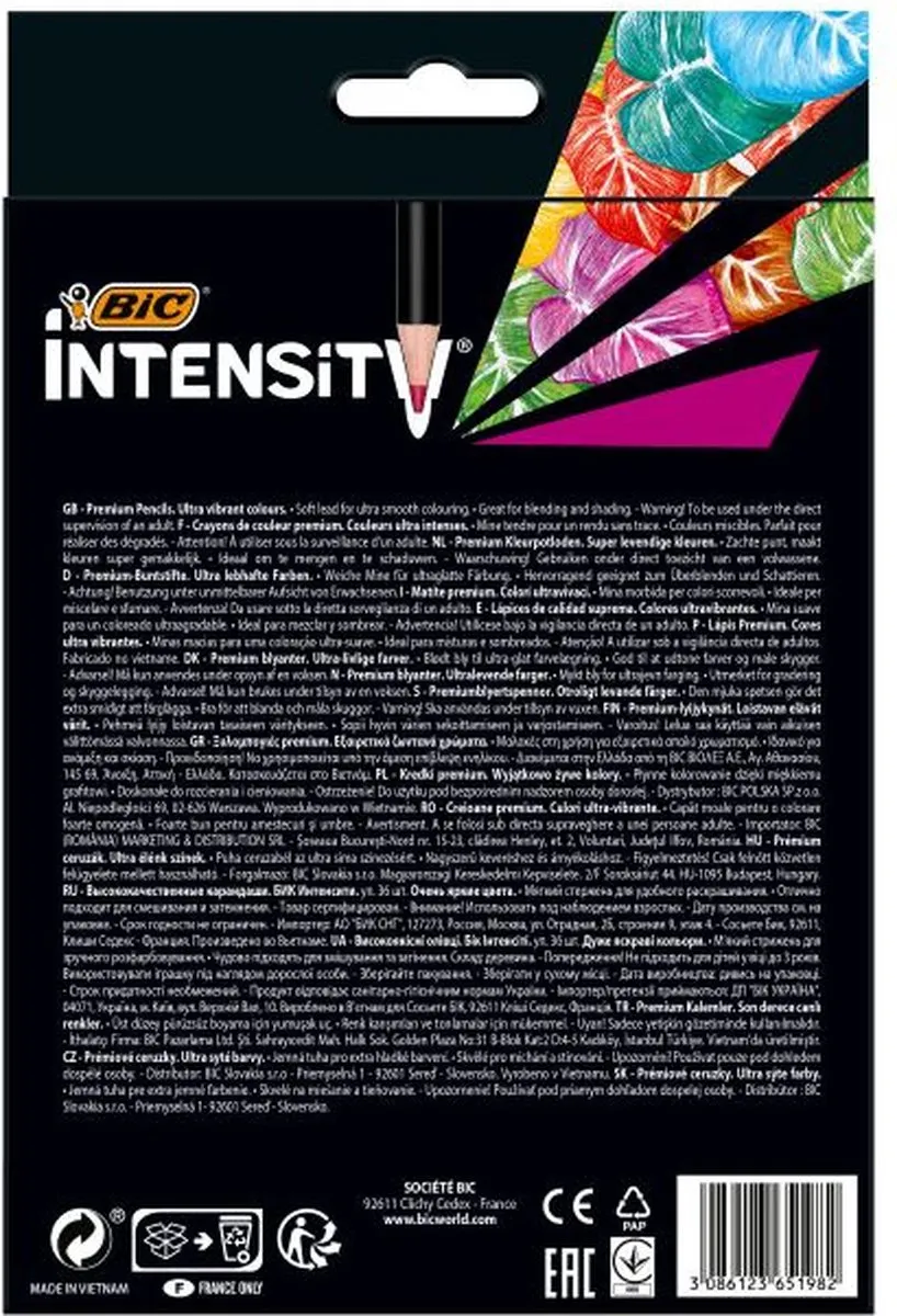 BIC Intensity Premium Pastelpotloden - 36 Stuks - afbeelding 6 van 6